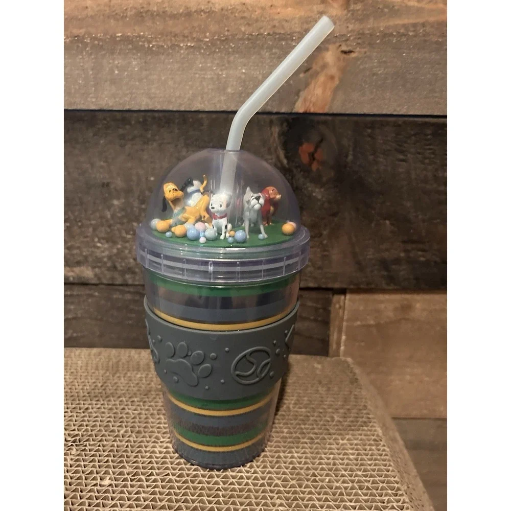Disney World‎ Parks Dogs Dome Tumbler 14oz  Lady & Tramp Pluto Dug Lucky Percy